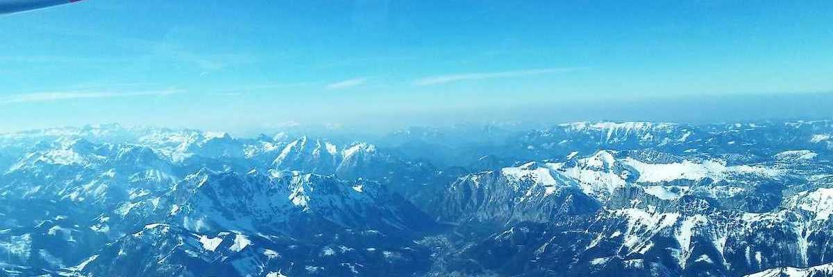 Flugwegposition um 14:03:46: Aufgenommen in der Nähe von Hafning bei Trofaiach, Österreich in 3099 Meter